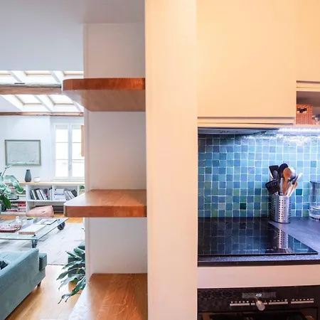 New Modern 2 And A Half Bedroom Loft In St Germain! Apartment Paris